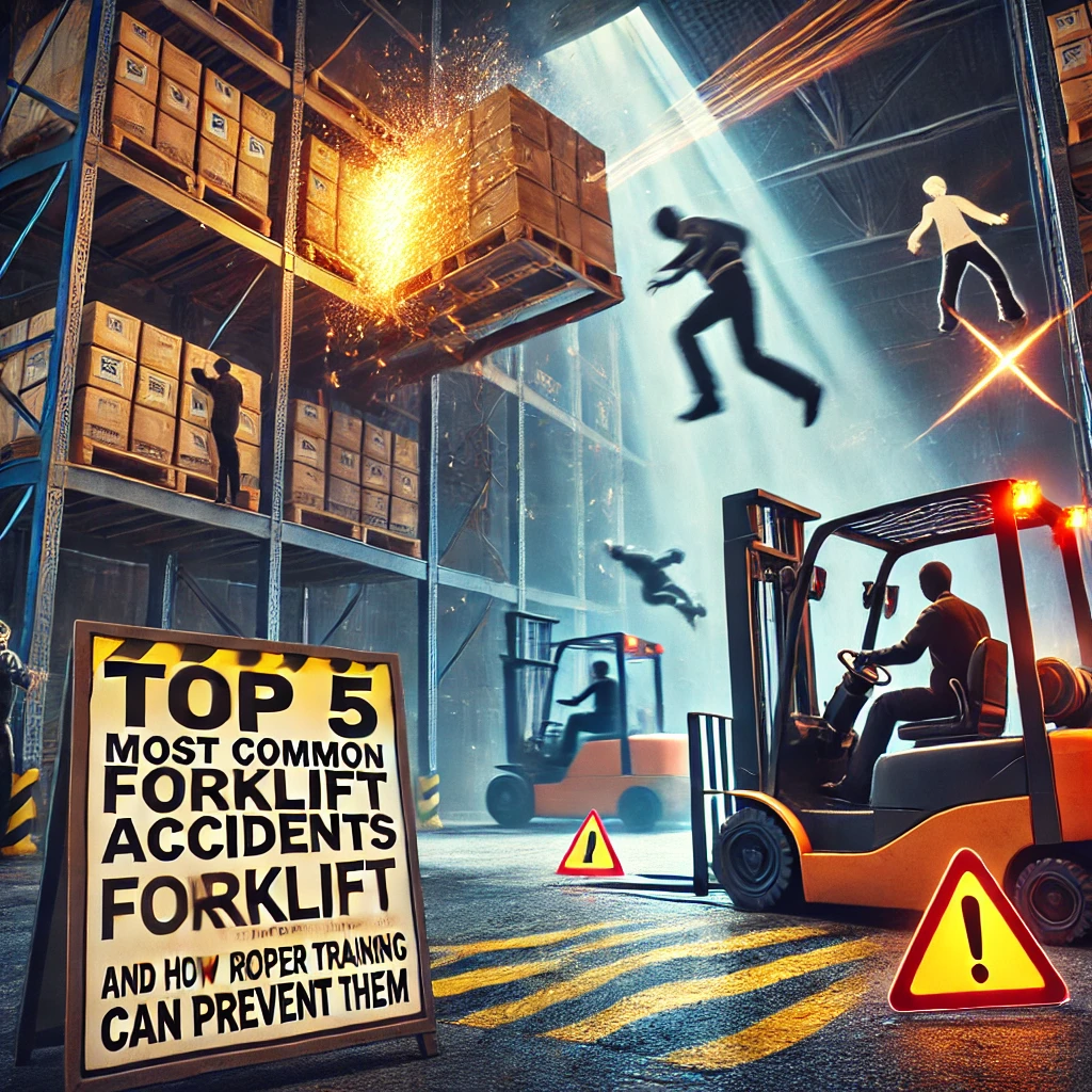 Top 5 Most Common Forklift Accidents and How Proper Training Can Prevent Them